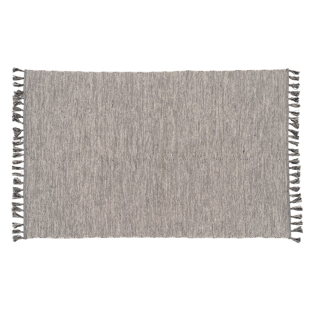 ALFOMBRA GRIS POLIESTER-ALGODÃ Â N 160 X 230 