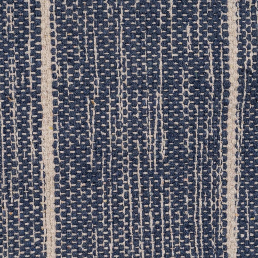 ALFOMBRA AZUL-BLANCO POLIESTER-ALGODÃ Â N 160 X 230 5
