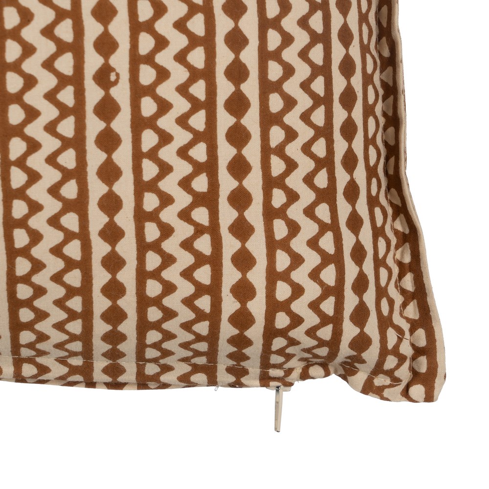 COJÃ Â N BEIGE-MARRÃ Â N 100% ALGODÃ Â N 50 X 3