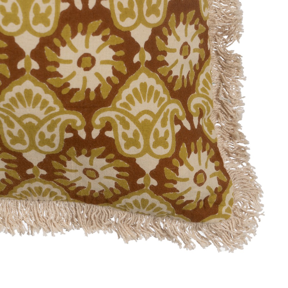 COJÃ Â N BEIGE-MARRÃ Â N 100% ALGODÃ Â N 50 X 3