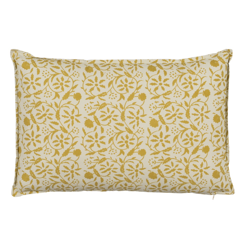 COJÃ Â N BEIGE-MOSTAZA 100% ALGODÃ Â N 60 X 4