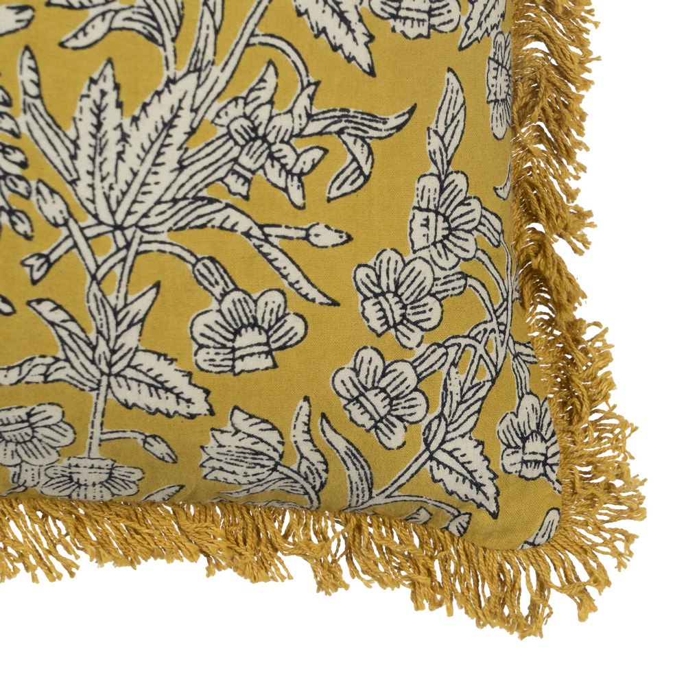 COJÃ Â N BEIGE-MOSTAZA 100% ALGODÃ Â N 50 X 3 4