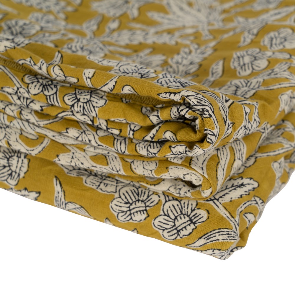 FOUTA BEIGE-MOSTAZA 100% ALGODÃ Â N 90 X 180  4