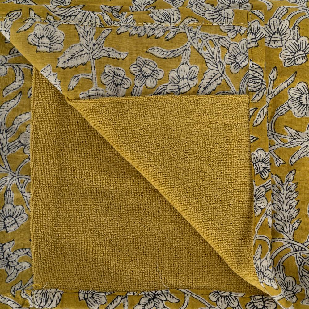 FOUTA BEIGE-MOSTAZA 100% ALGODÃ Â N 90 X 180  5