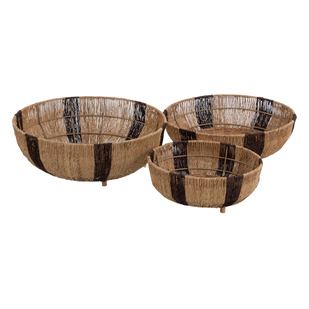 CESTA NATURAL-MARRÃ Â N YUTE 35x35x11 