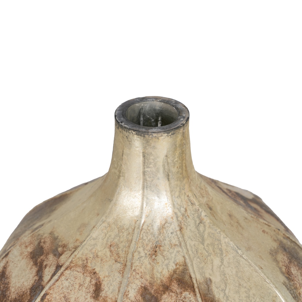 JARRÃ Â N BLANCO Ã Â XIDO CRISTAL DECORACIÃ Â N 15 X  3