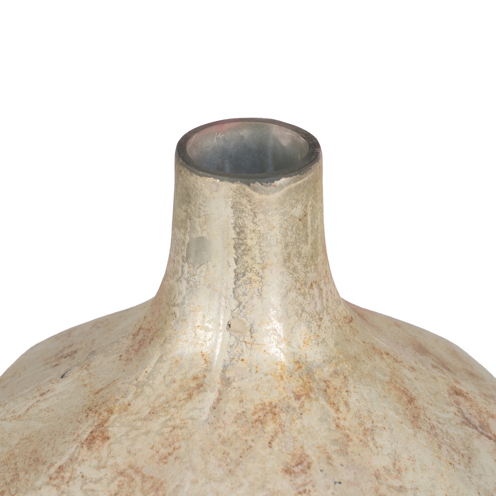 JARRÃ Â N BLANCO Ã Â XIDO CRISTAL DECORACIÃ Â N 18 X  3