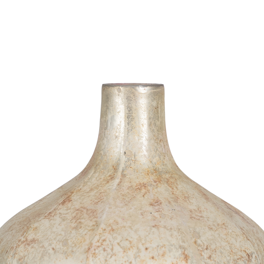 JARRÃ Â N BLANCO Ã Â XIDO CRISTAL DECORACIÃ Â N 18 X  4