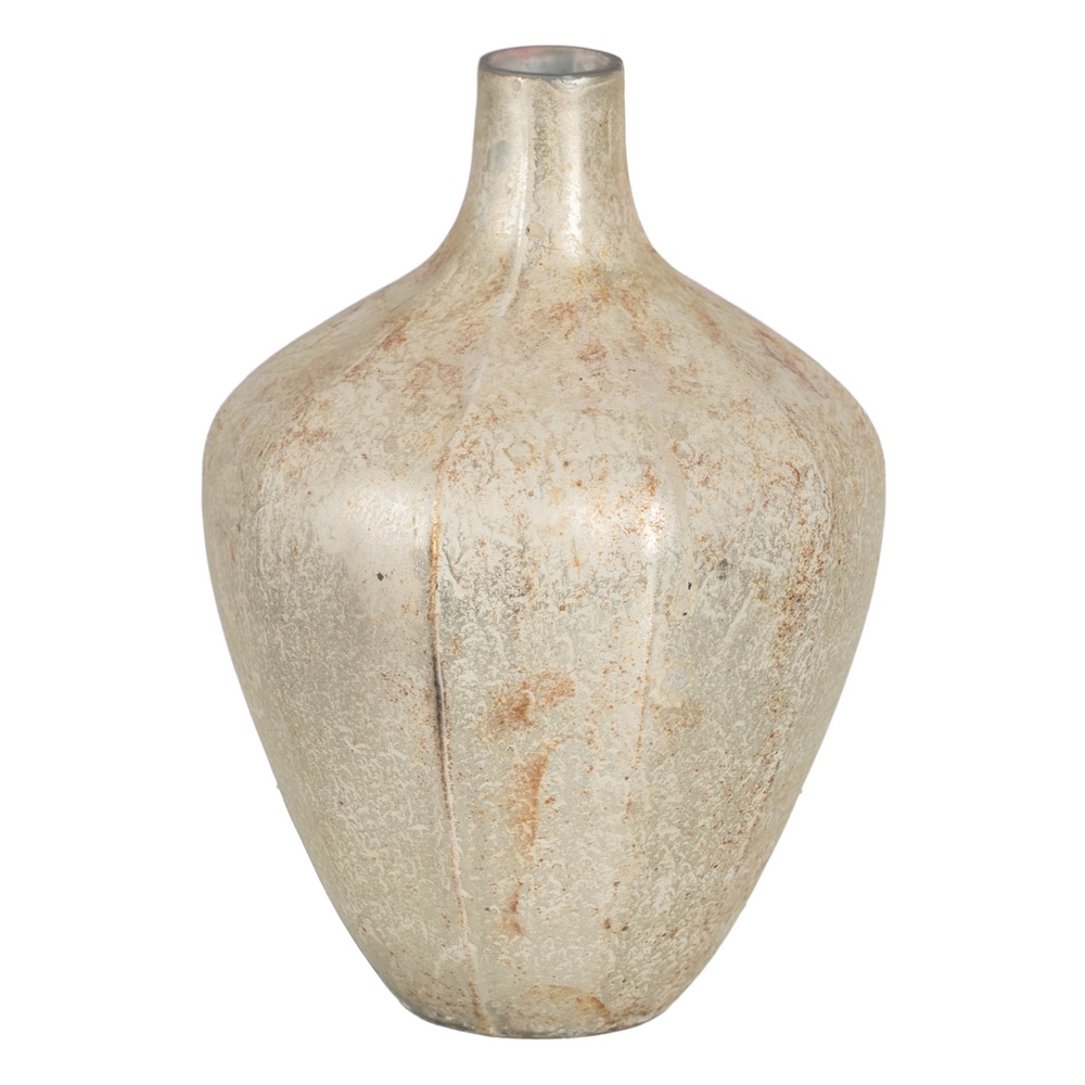 JARRÃ Â N BLANCO Ã Â XIDO CRISTAL DECORACIÃ Â N 18 X 