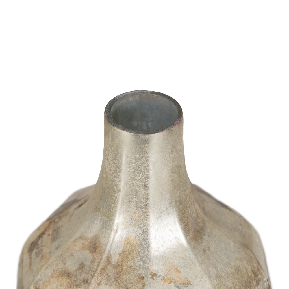 JARRÃ Â N BLANCO Ã Â XIDO CRISTAL DECORACIÃ Â N 11 X  3