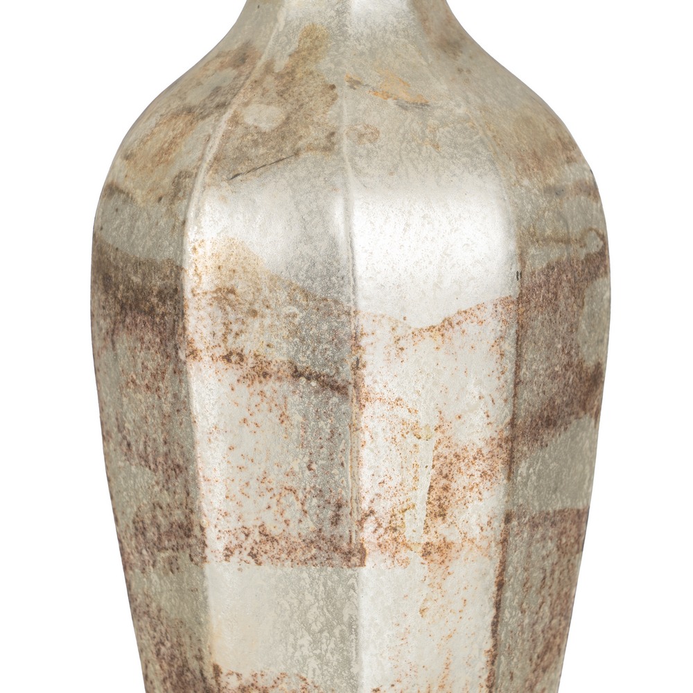 JARRÃ Â N BLANCO Ã Â XIDO CRISTAL DECORACIÃ Â N 11 X  5