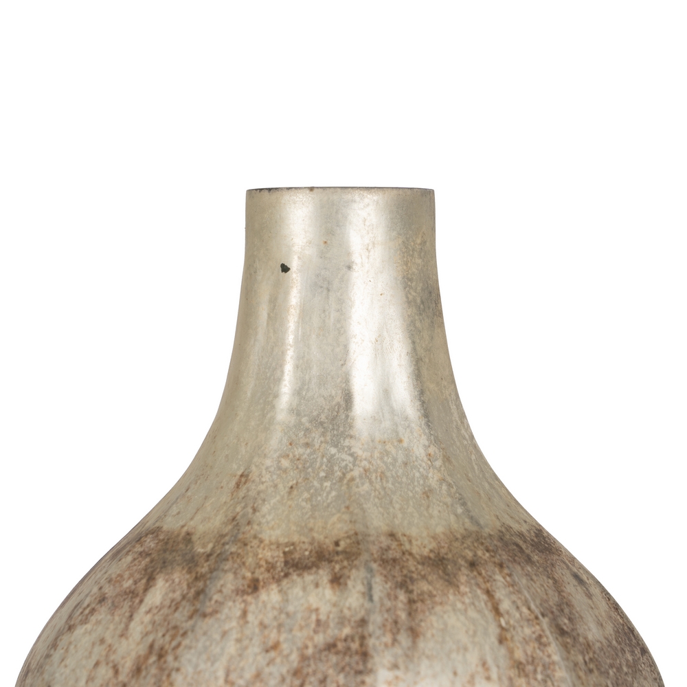 JARRÃ Â N BLANCO Ã Â XIDO CRISTAL DECORACIÃ Â N 15 X  4