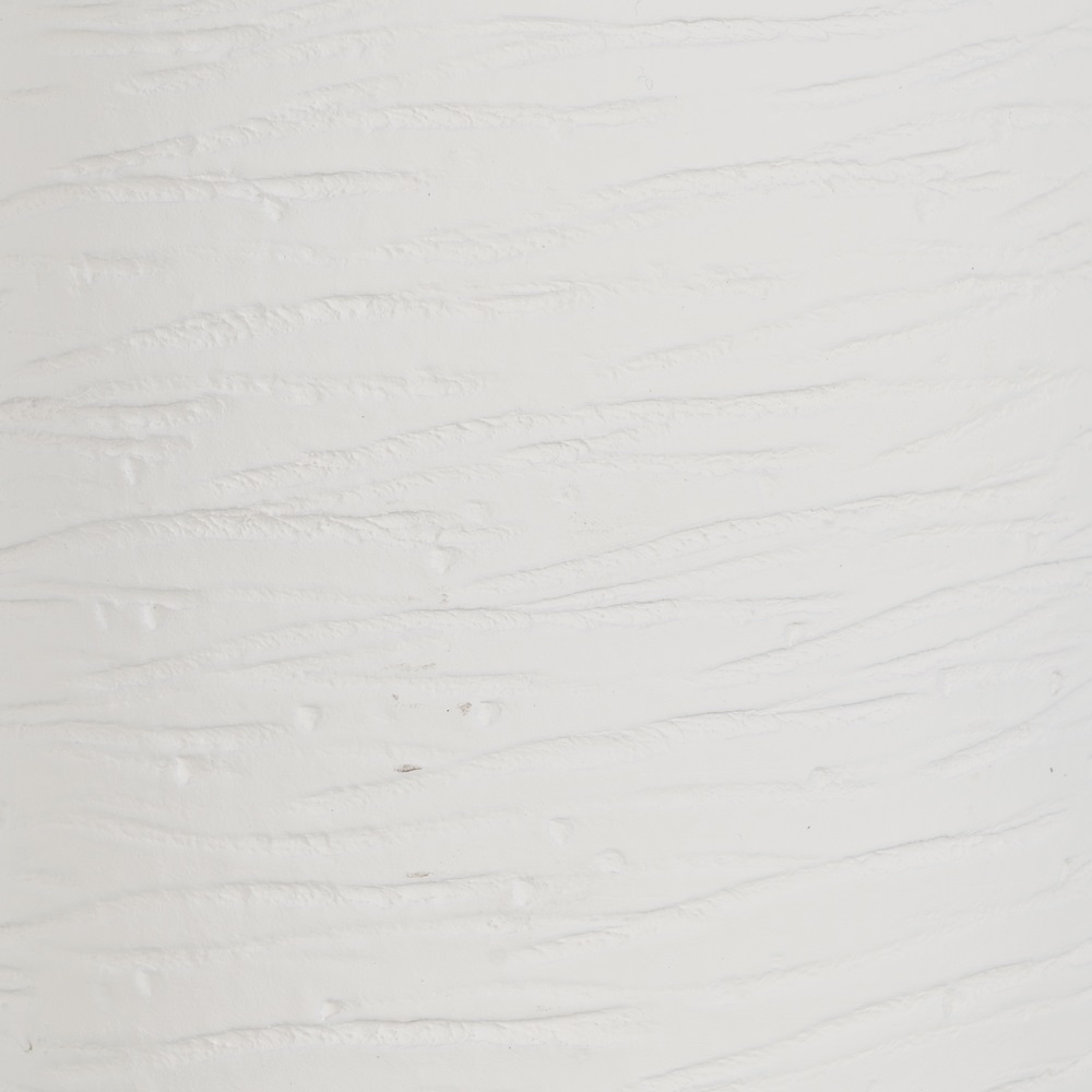 JARRON BLANCO BARRO DECORACION 14X14X40CM 6