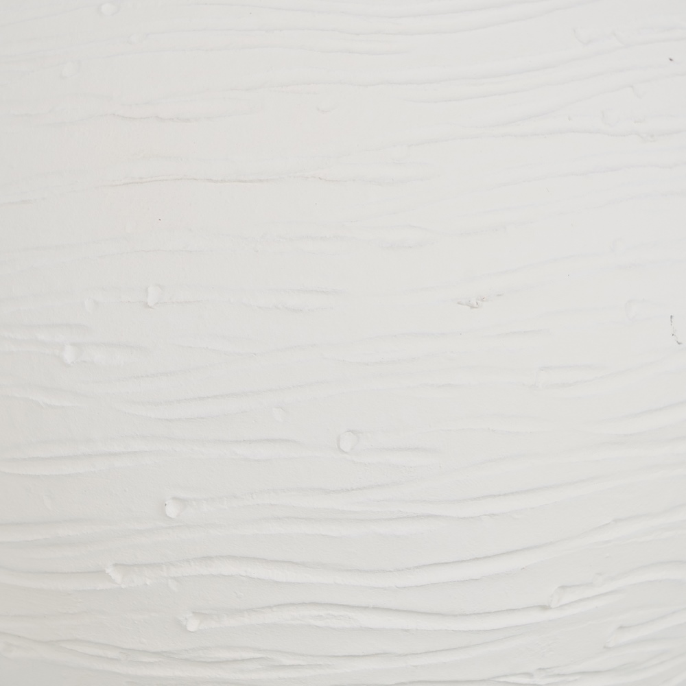 JARRON BLANCO BARRO DECORACION 16X16X30CM 6