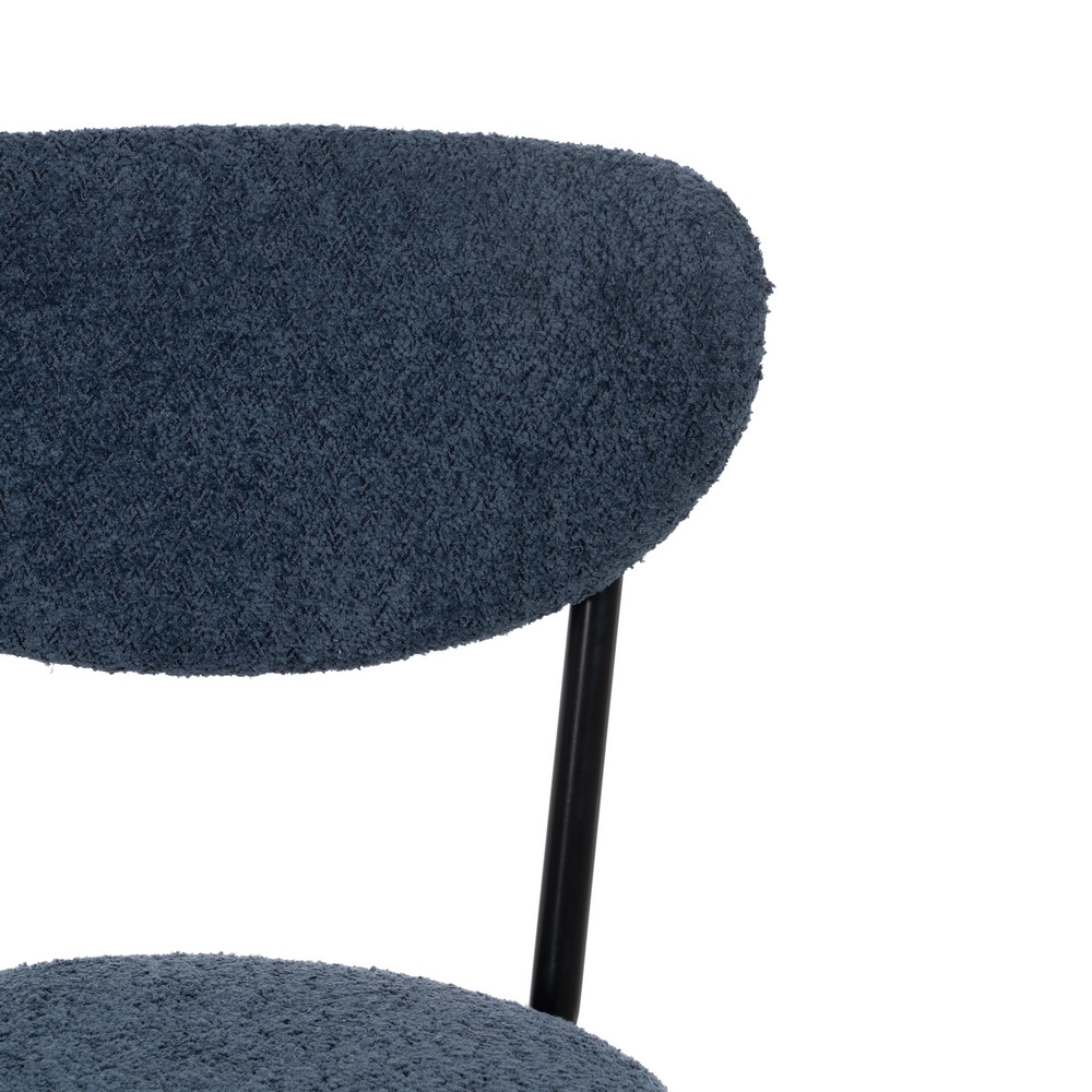 SILLA AZUL METAL-TEJIDO SALÃ Â N 47 X 50 X 80  5
