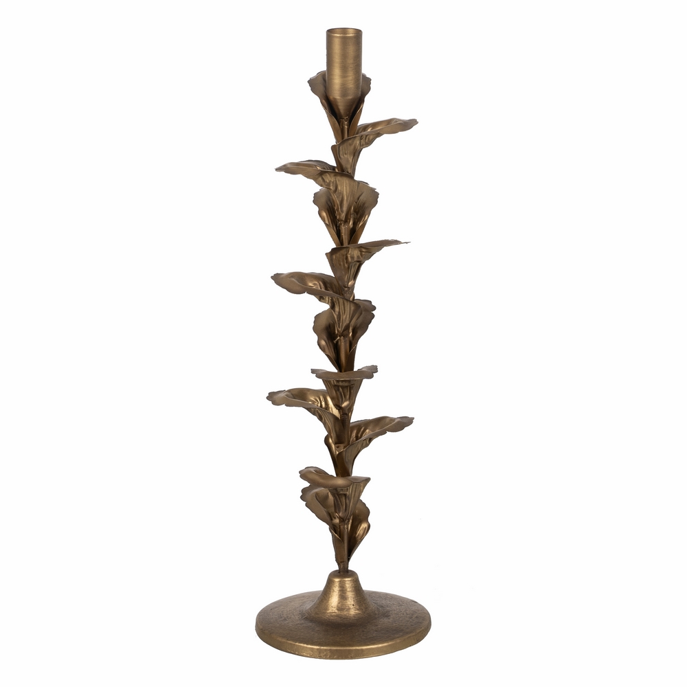 PORTAVELAS ORO METAL DECORACIÃ Â N 11,50 X 11,50 X 