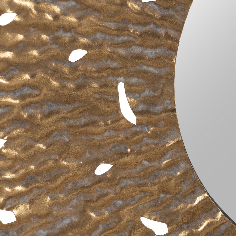 ESPEJO ORO METAL DECORACIÓN 76,50 X 7,00 X 76,50 C 3