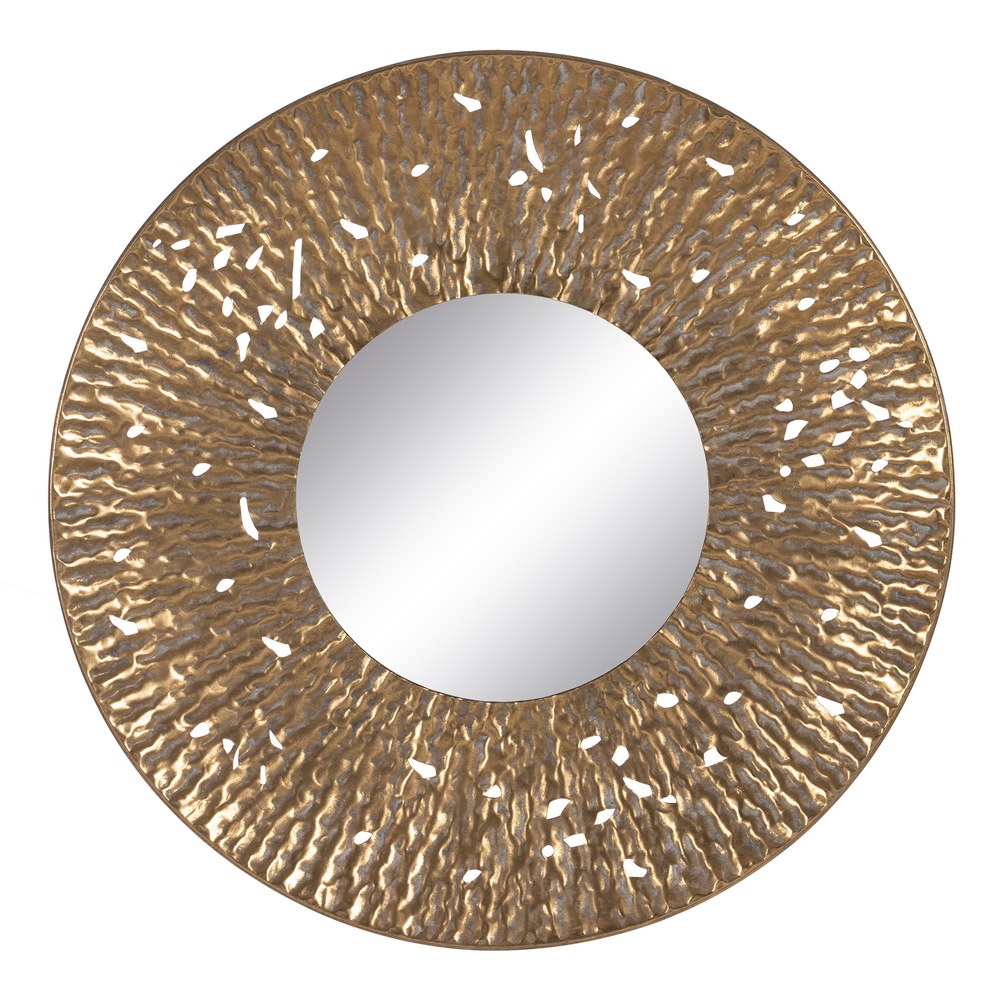 ESPEJO ORO METAL DECORACIÃ Â N 76,50 X 7,00 X 76,50