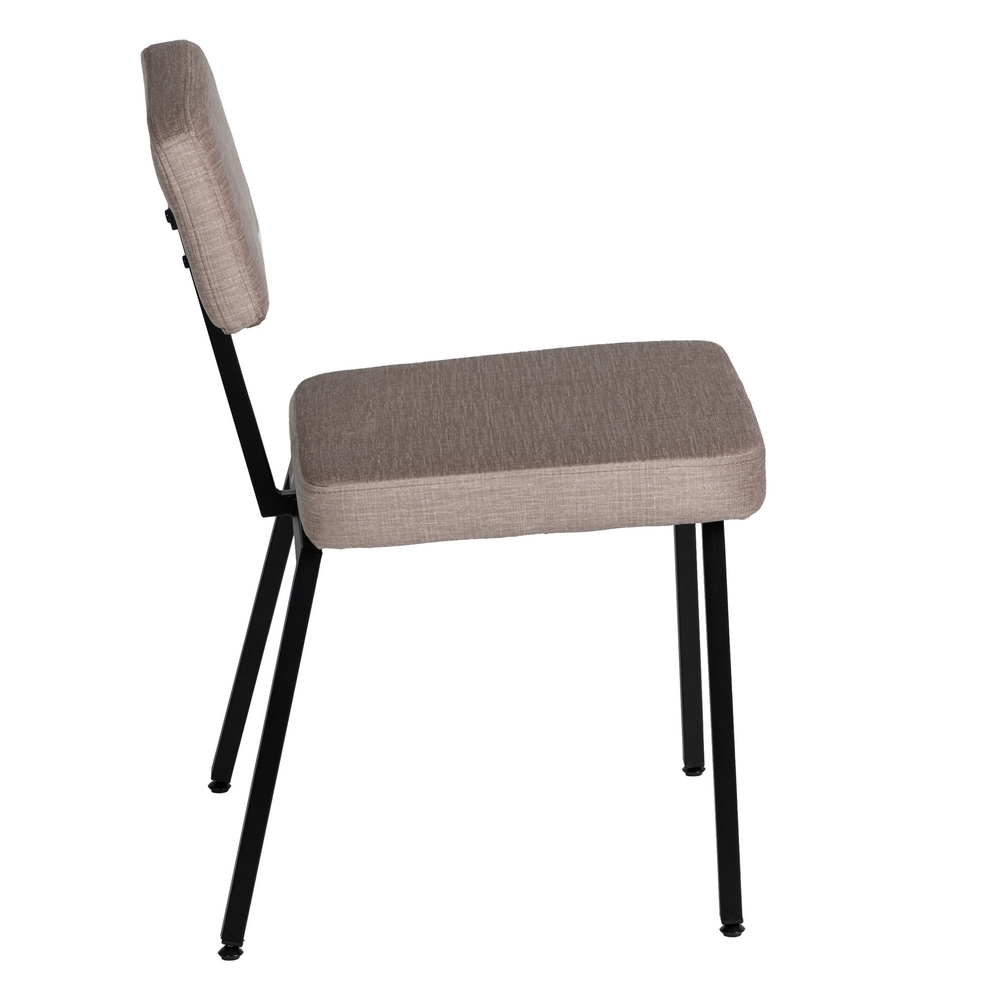 SILLA BEIGE TEJIDO-METAL DECORACIÃ Â N 42,50 X 55 X 3