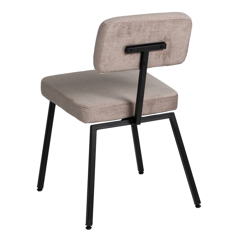 SILLA BEIGE TEJIDO-METAL DECORACIÃ Â N 42,50 X 55 X 4