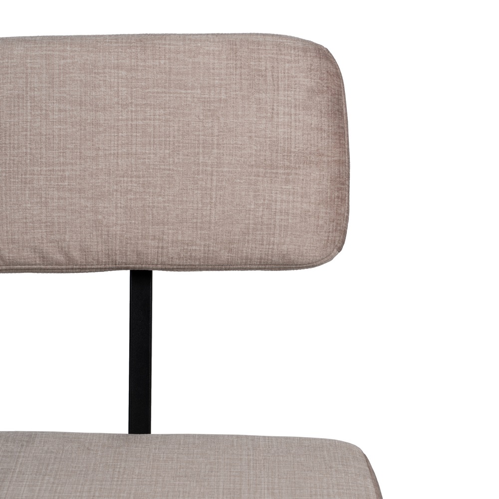 SILLA BEIGE TEJIDO-METAL DECORACIÃ Â N 42,50 X 55 X 5