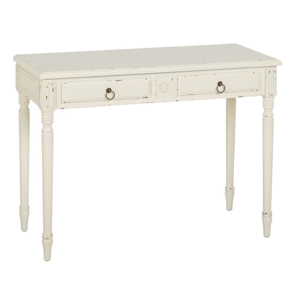 CONSOLA BLANCO ROZADO MADERA 100,00 X 45,00 X 76,0 3