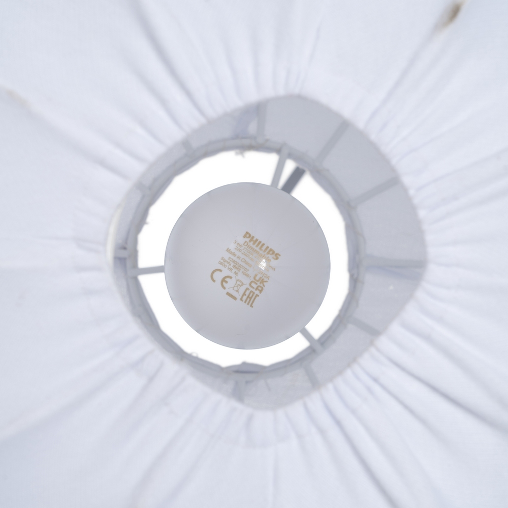 LÁMPARA TECHO BLANCO TEJIDO 31,00 X 31,00 X 24,00 6