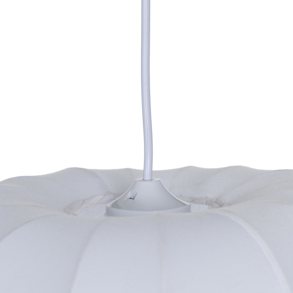 LÃ Â MPARA TECHO BLANCO TEJIDO 40,00 X 40,00 X 31, 5