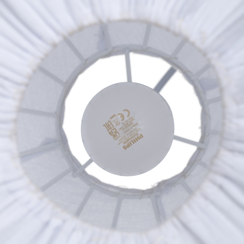 LÁMPARA TECHO BLANCO TEJIDO 40,00 X 40,00 X 31,50 6