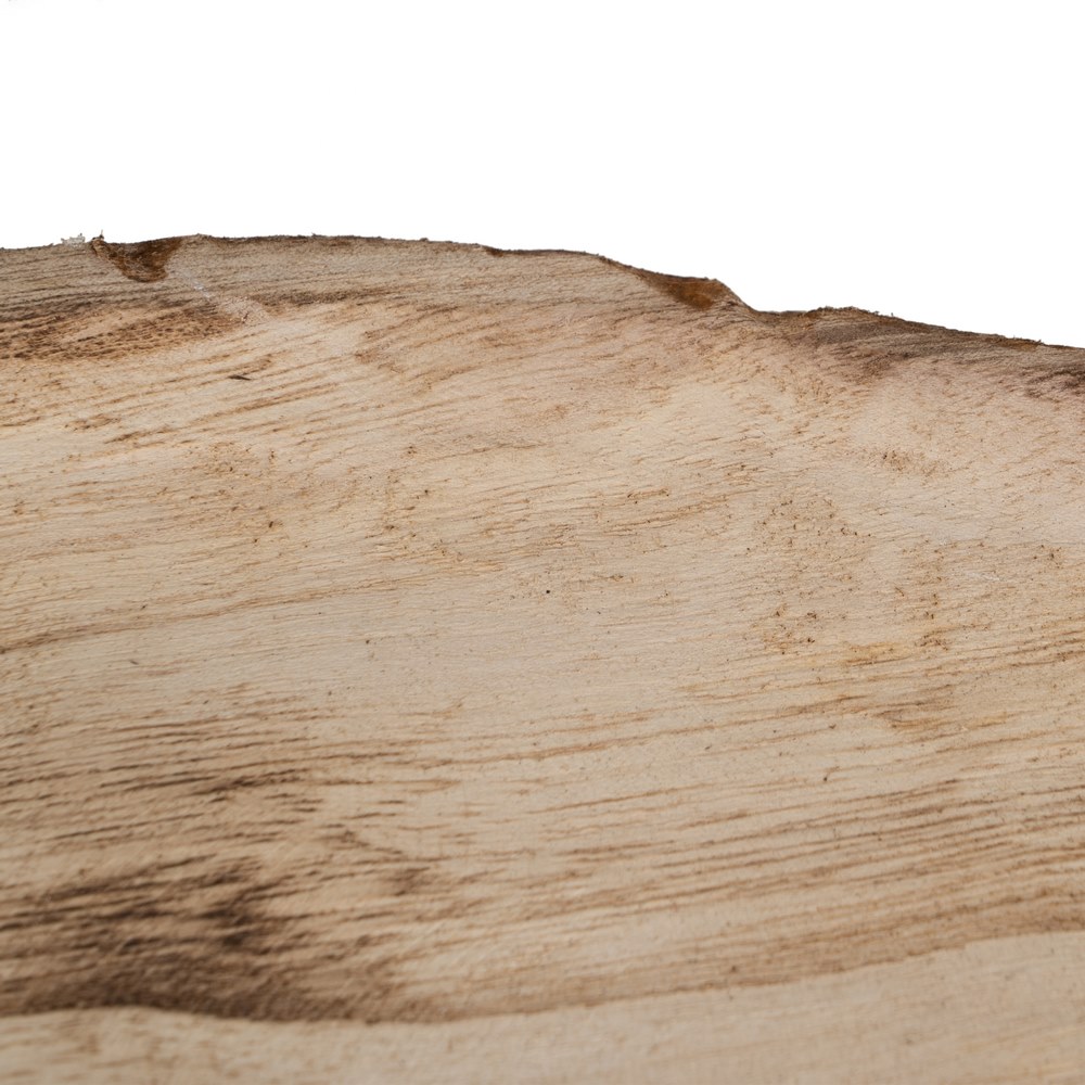 BANDEJA HOJA MADERA PAULONIA DECORACIÃ Â N 53 X 24 4