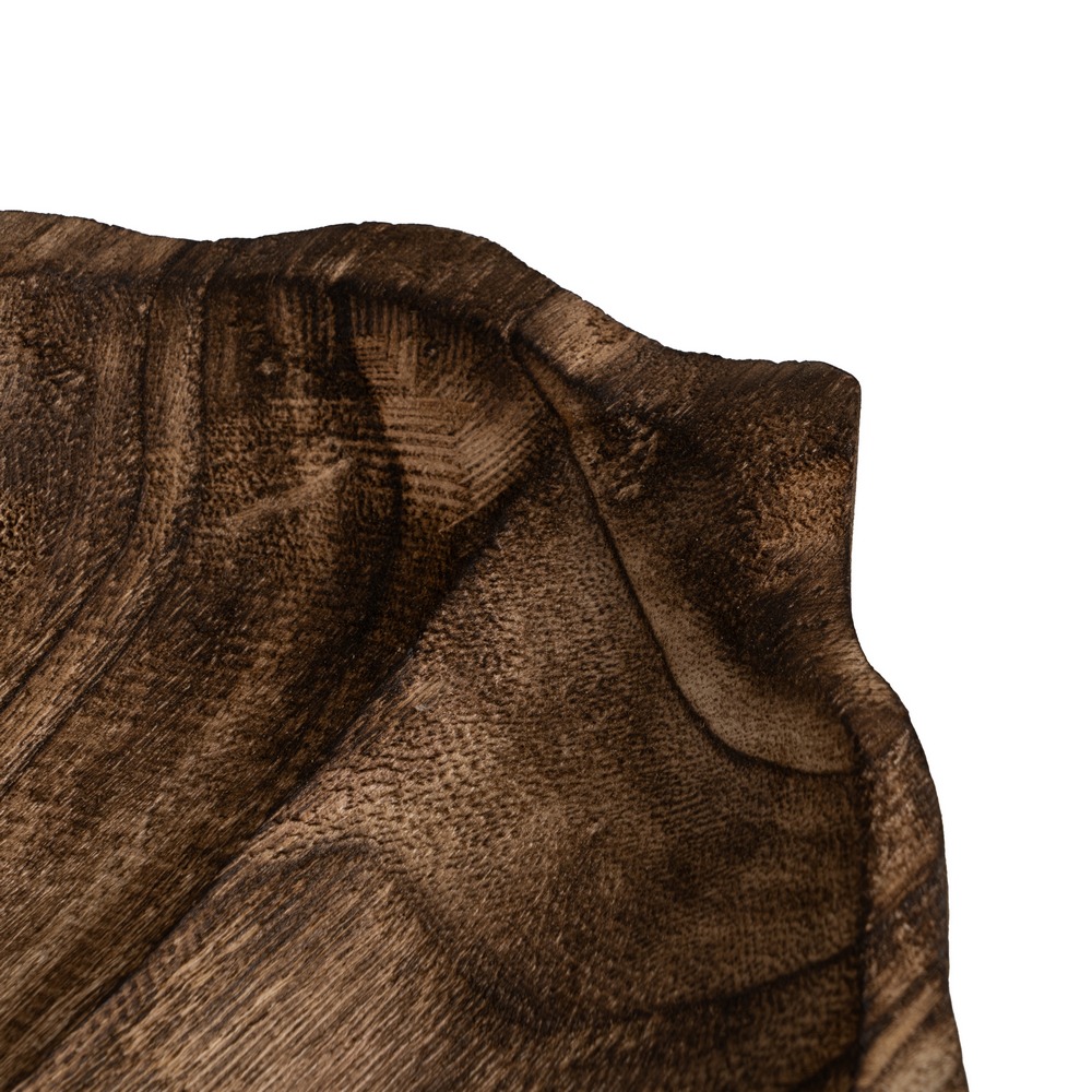 BANDEJA HOJA MADERA PAULONIA DECORACIÃ Â N 44 X 24 3