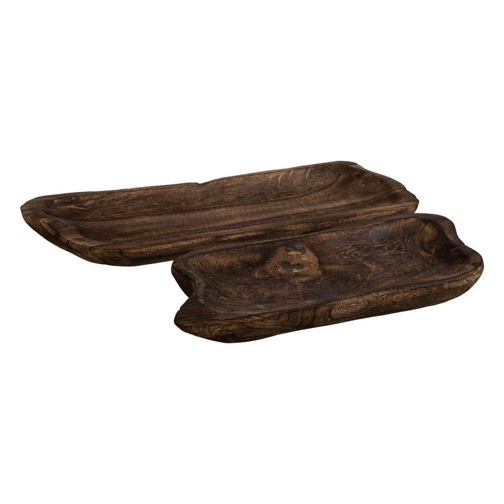 BANDEJA NATURAL MADERA PAULONIA 46 X 24 X 5 CM 2