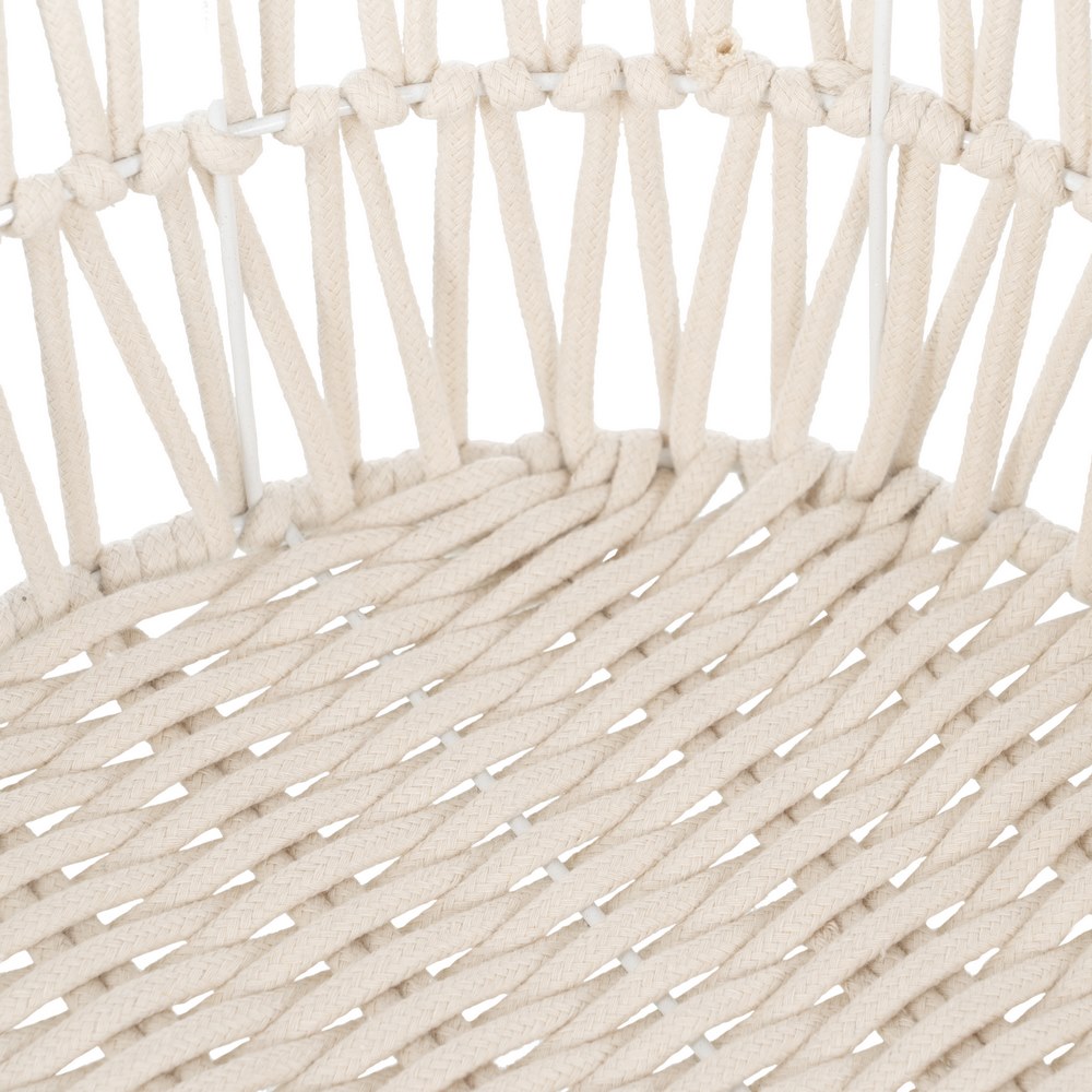 CESTO BLANCO ALGODÃ Â N DECORACIÃ Â N 46x31x25/ 4