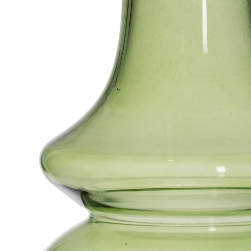 JARRÃ Â N VERDE CRISTAL DECORACIÃ Â N 12,50 X 12,50  5