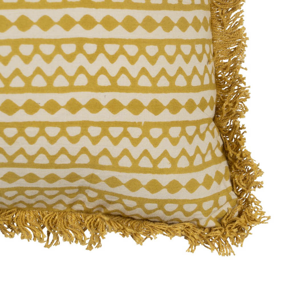 COJÃ Â N BEIGE-MOSTAZA 100% ALGODÃ Â N 50 X 3 3