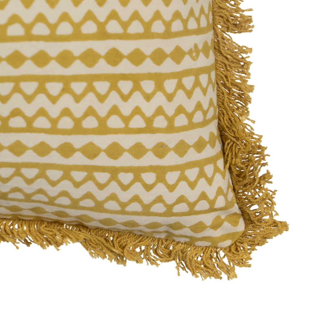 COJÃ Â N BEIGE-MOSTAZA 100% ALGODÃ Â N 60 X 4 3