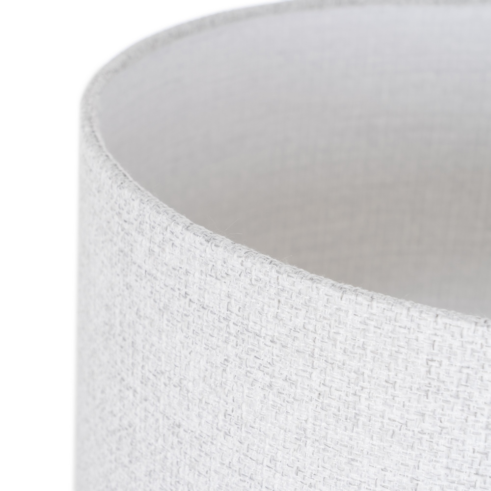 LÃ Â MPARA MESA BLANCO MADERA / TEJIDO 40,00 X 22, 2