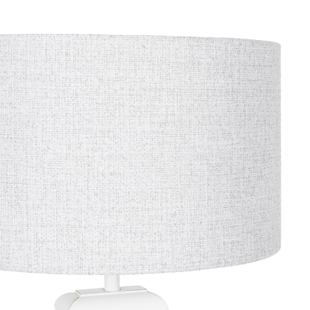 LÃ Â MPARA MESA BLANCO MADERA / TEJIDO 40,00 X 22, 3