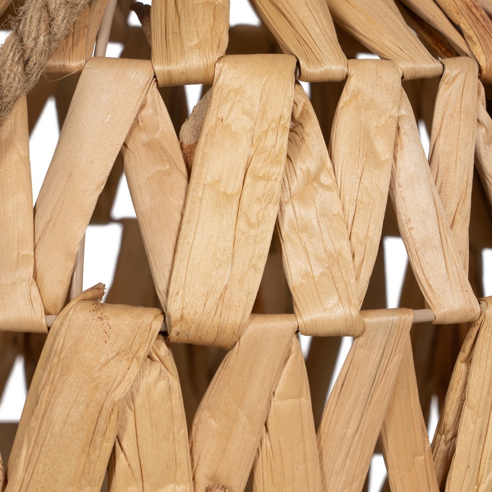 FAROL PORTAVELAS NATURAL JACINTO DE AGUA 34 X 34 X 6