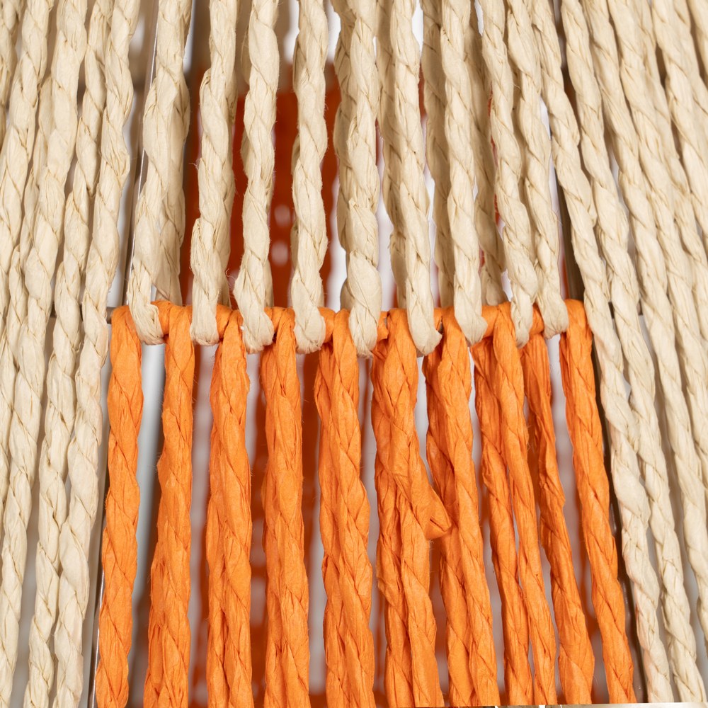 FAROL PORTAVELAS CREMA-NARANJA 31,50 X 31,50 X 39 6