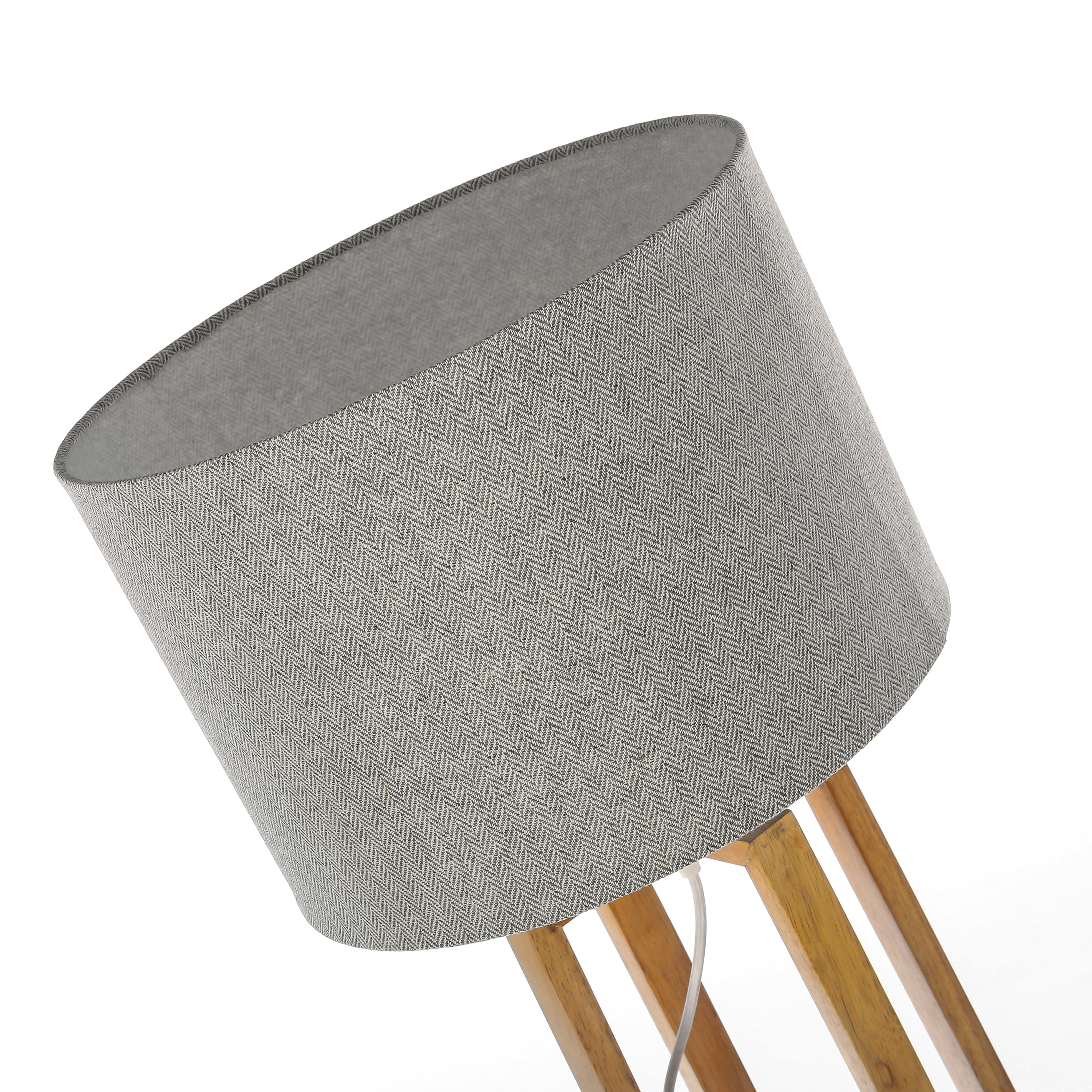 LAMPARA SUELO MADERA DE CAUCHO 36X36X149.5CM 3