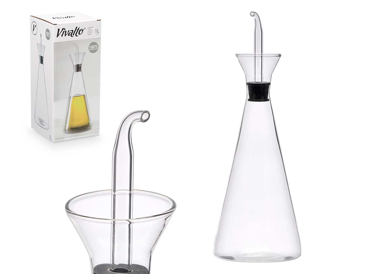 Aceitera conica 1000ml 11.8x11.8x32.5cm