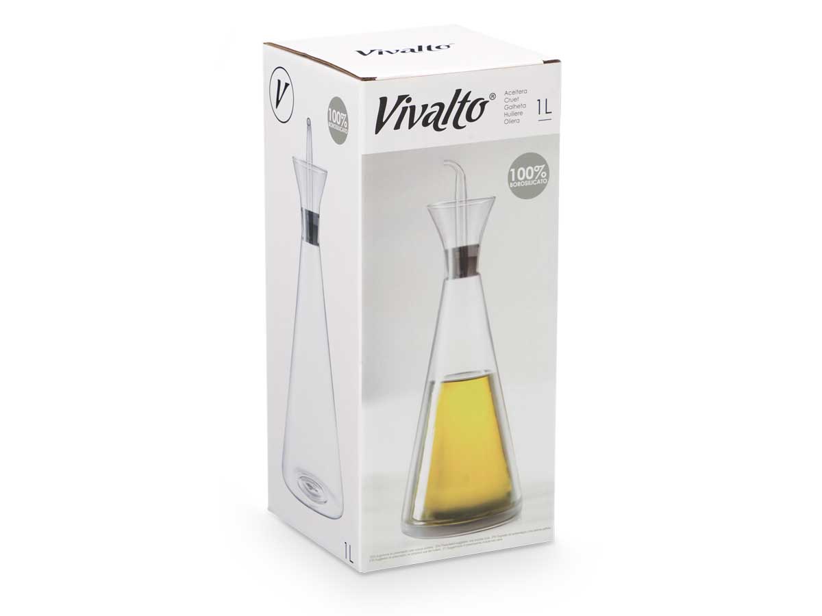 Aceitera conica 1000ml 11.8x11.8x32.5cm 2