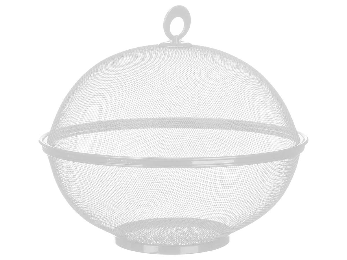 Frutero rejilla tapa blanco 28x28x12cm 2