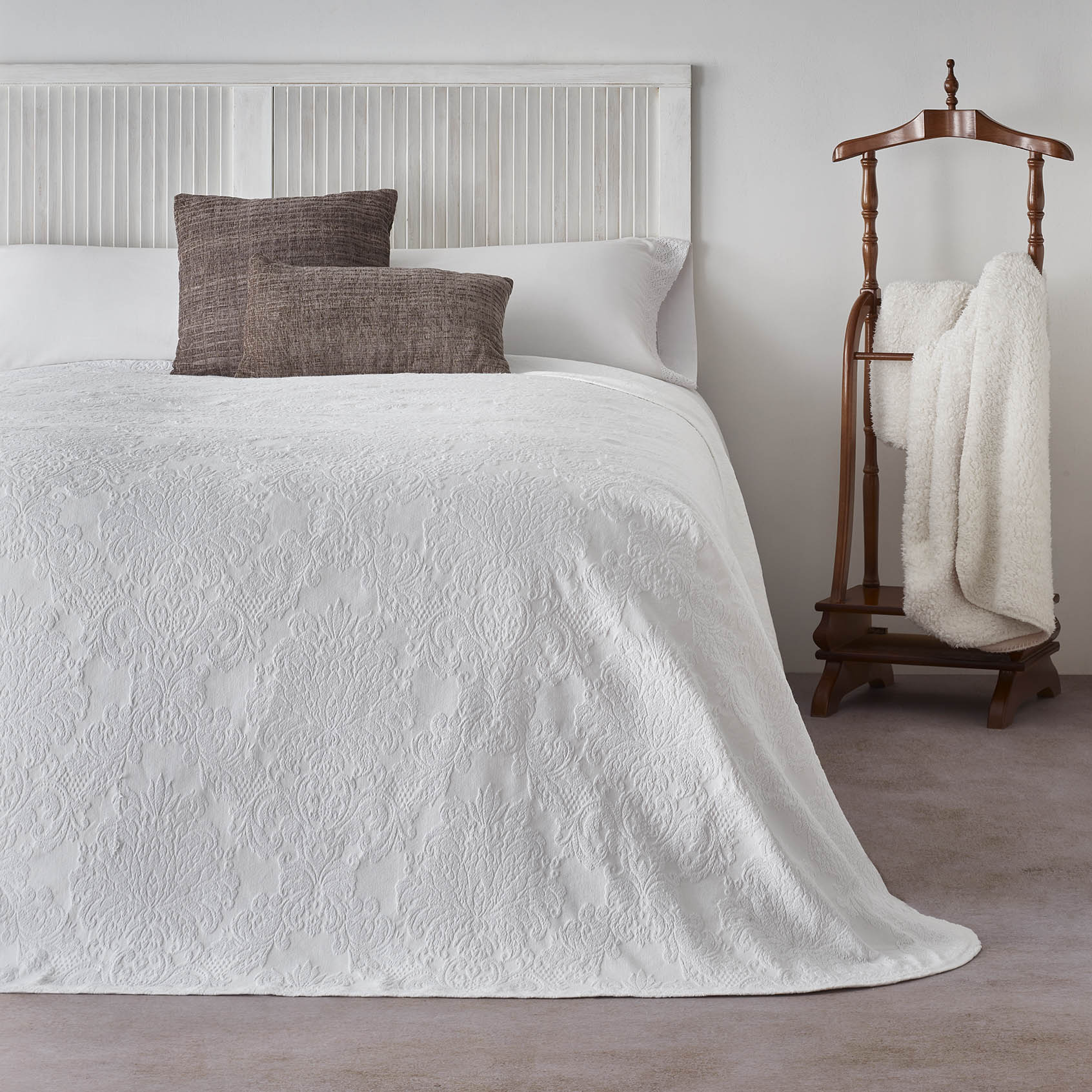COLCHA OLIVENZA BLANCO 250X270CM