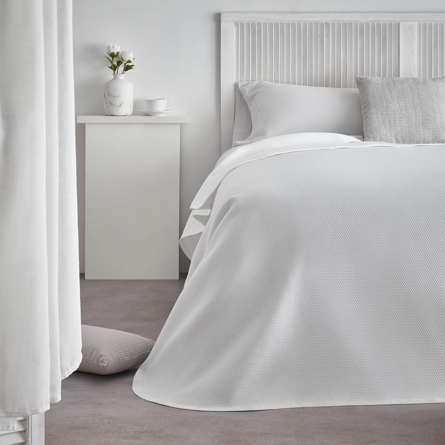 COLCHA TRUJILLO BLANCO 235X270CM