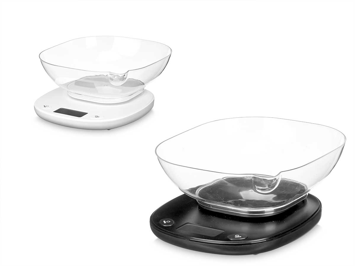 Bascula digital 5kg recipiente 1000ml  blanca 2