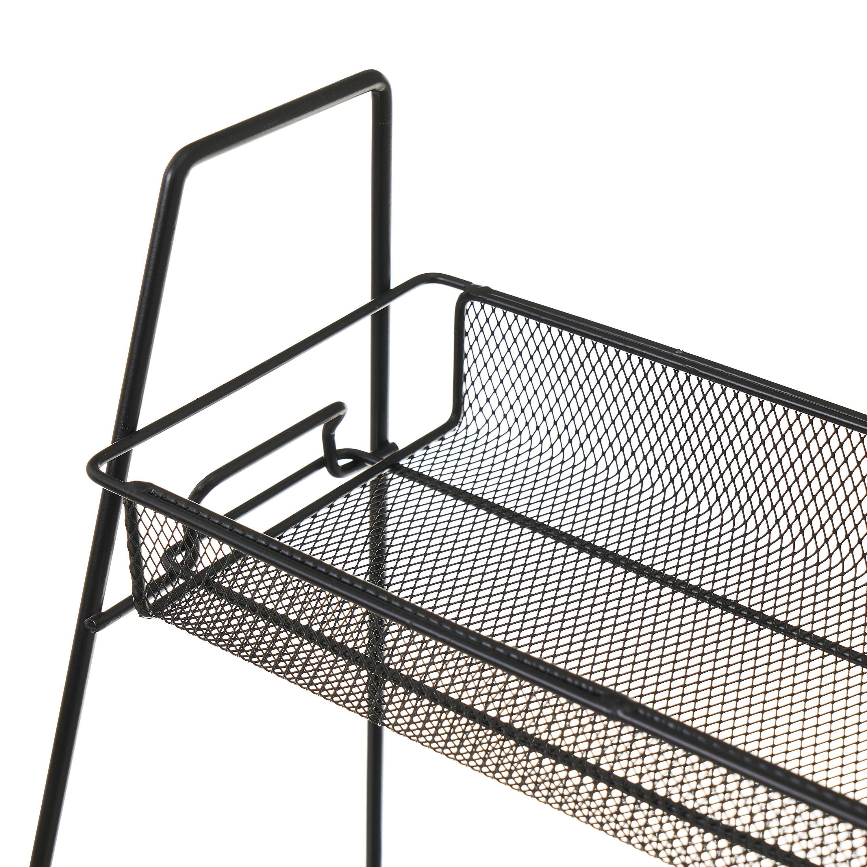 CESTA DOBLE METAL NEGRO 31 X 17 X 33 CM 4