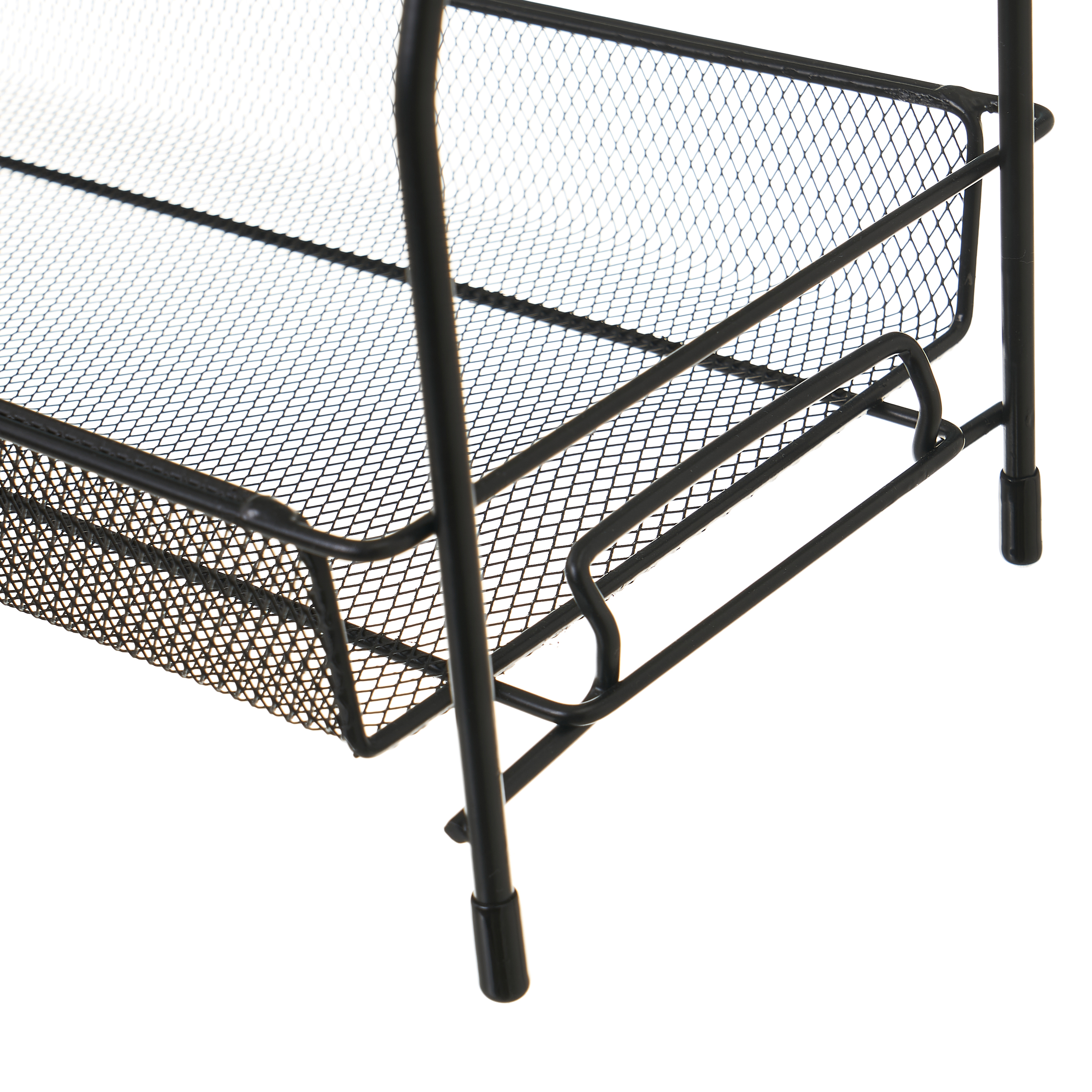 CESTA DOBLE METAL NEGRO 31 X 17 X 33 CM 3
