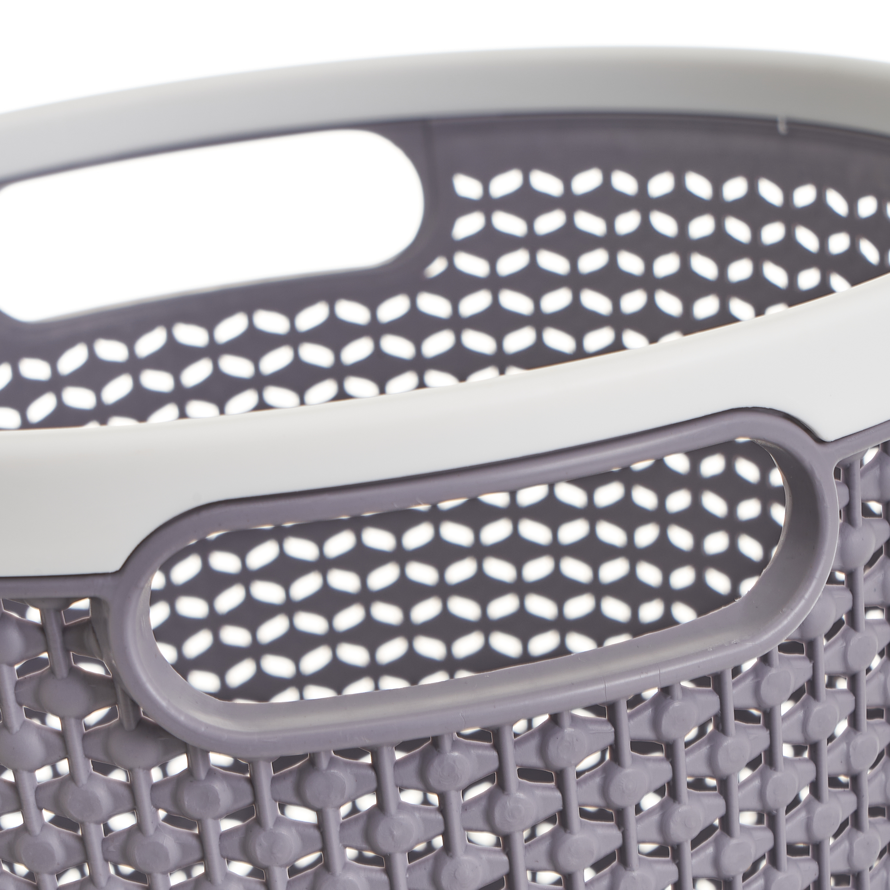 CESTO  PP BLANCO-GRIS 19 X 19 X 15 CM BLANCO 3